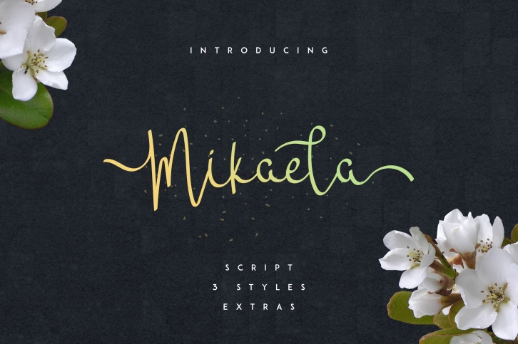 Mikaela script Font Download