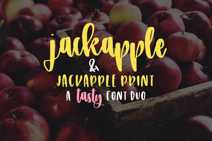 JackApple - A Tasty Font Duo Font Download