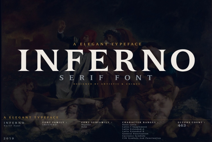 INFERNO Serif font Font Download