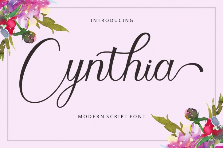 Cynthia Script Font Download