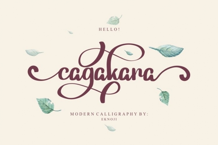 cagakara Font Download