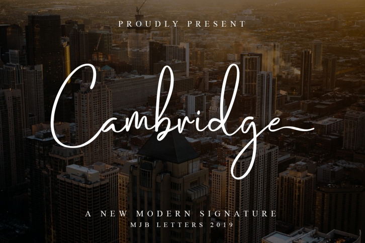 Cambridge Modern Signature Font Download