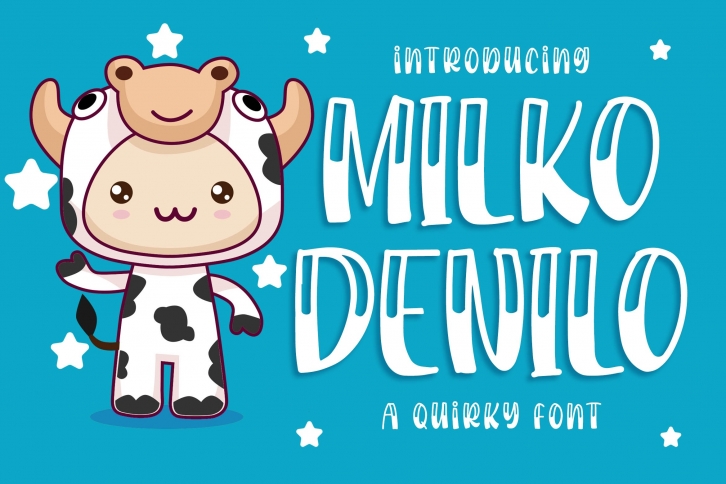 Milko Denilo a Quirky Font Font Download