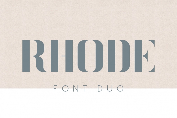 Rhode Font Duo Font Download