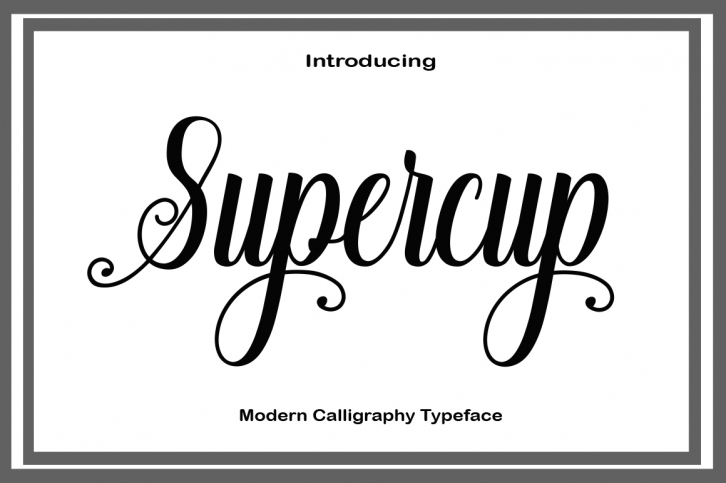 Supercup Font Download