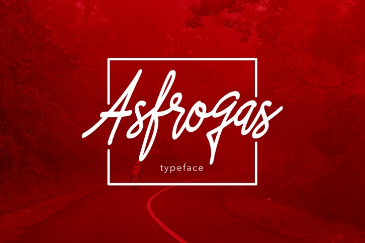 Asfrogas Typeface Font Download