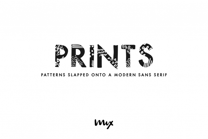 Prints - A Handdrawn Printed Modern Sans Serif Font Download