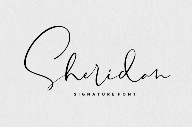 Sheridan - Signature Font Font Download