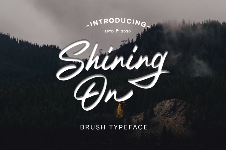 Shining On Logo Type Font Download