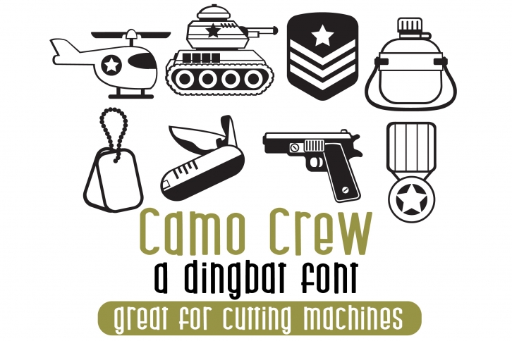 DB Camo Crew Font Download