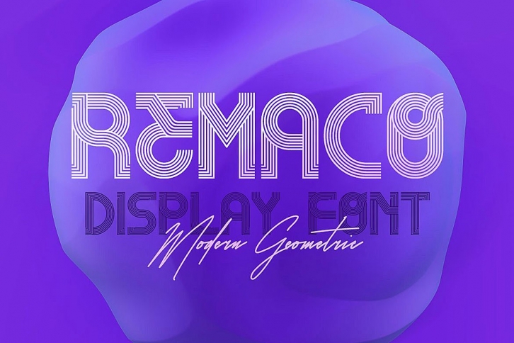 Remaco - Display Font Font Download