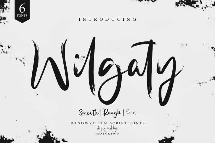 Wilgaty - 3 Stroke Edition (6 Fonts) Font Download