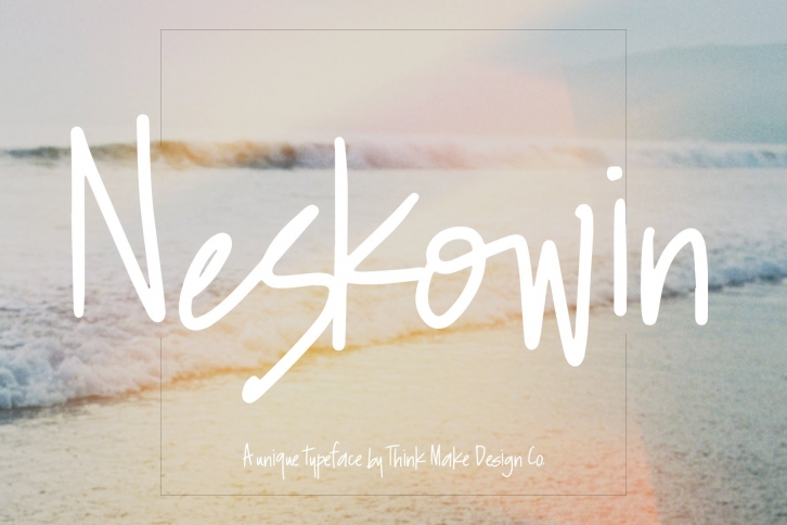Neskowin Font with Fun Ligatures! Font Download