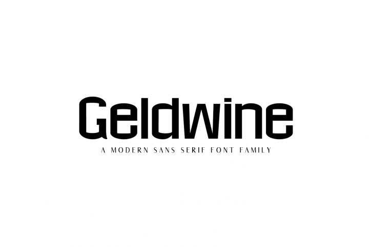 Geldwine Sans Serif Font Family Font Download