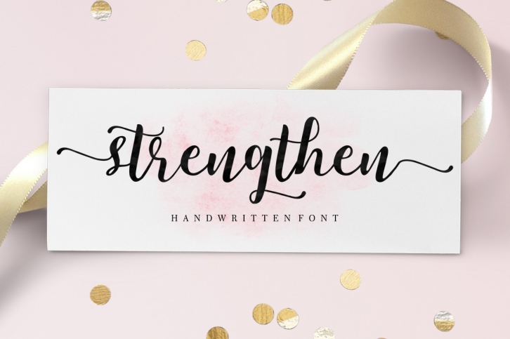 Strengthen Script Font Download