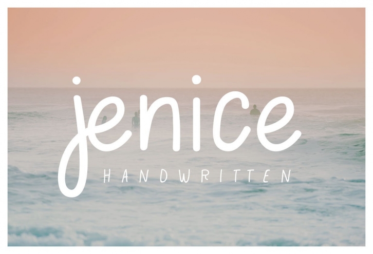 jenice | casual handwritten font Font Download