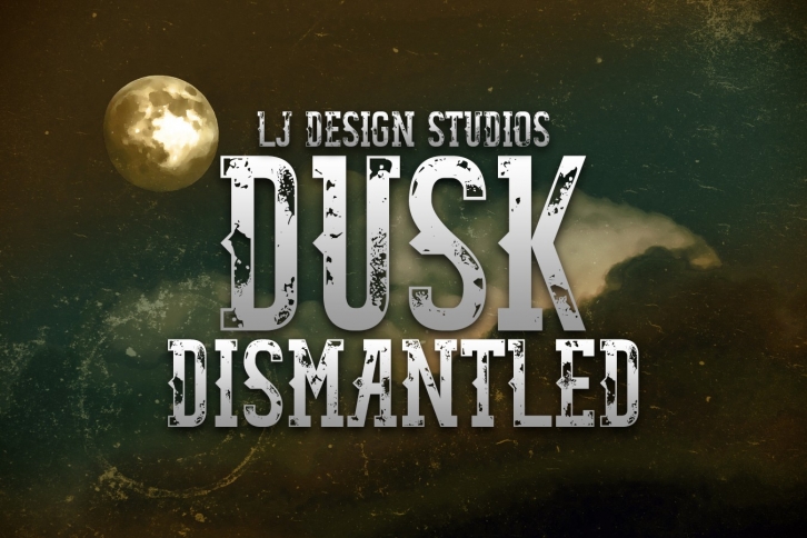 Dusk Dismantled Font Download