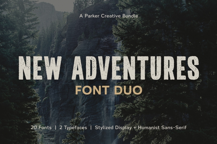 New Adventures | Font Duo by Parker Creative Font Download