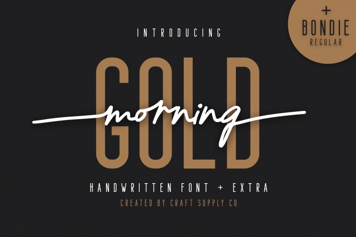 Morning Gold - Handwritten Font Font Download