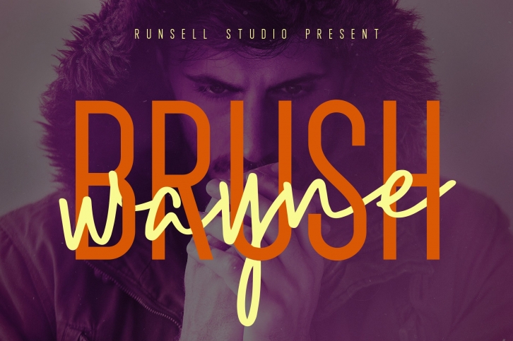 Brush Wayne Signature and Sans Font Download