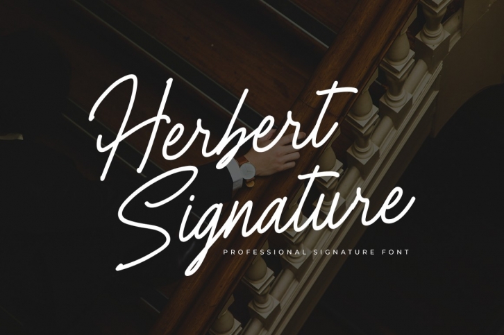 Herbert Signature Font Font Download