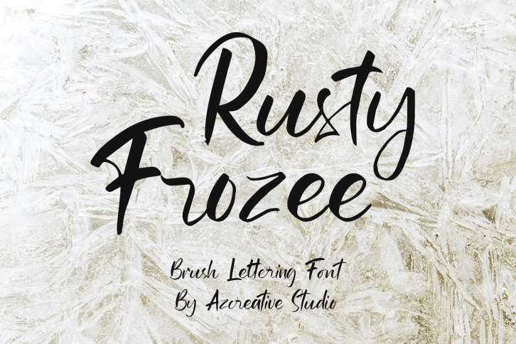 Rusty Frozee Font Download