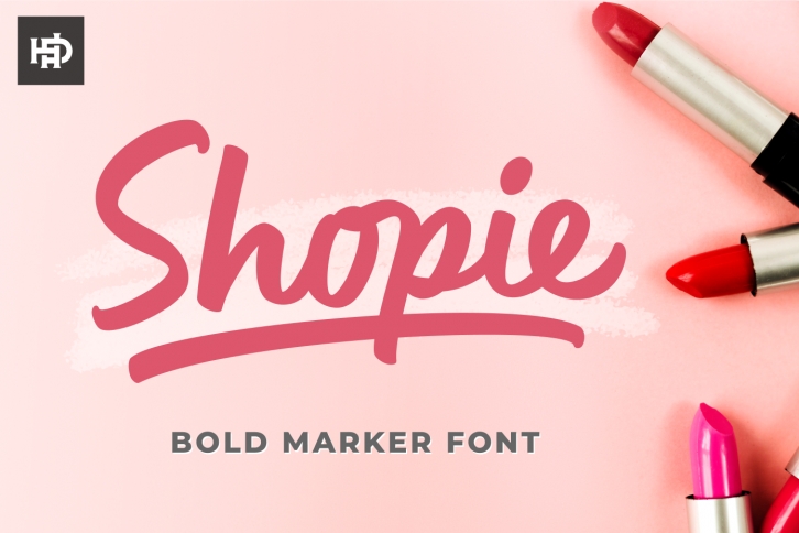 Shopie - Marker Font Font Download