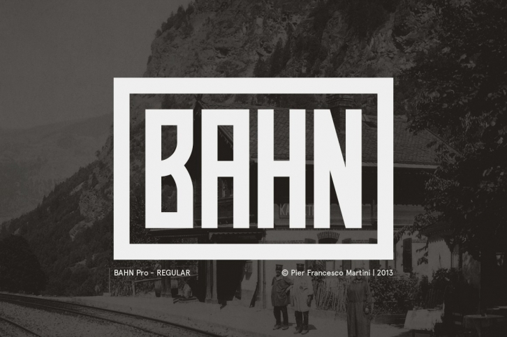 BAHN Pro Regular Font Download