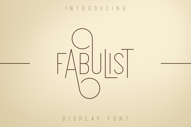 Fabulist - Display font Font Download