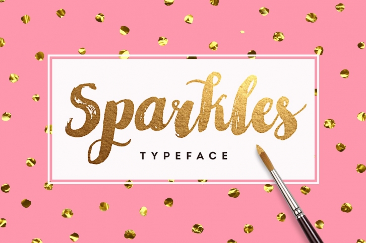 Sparkles Font + Big Bonus Font Download