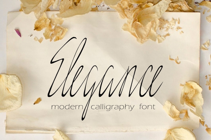 Elegance - delicate script Font Download