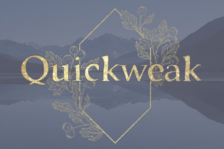 Quickweak Font Download