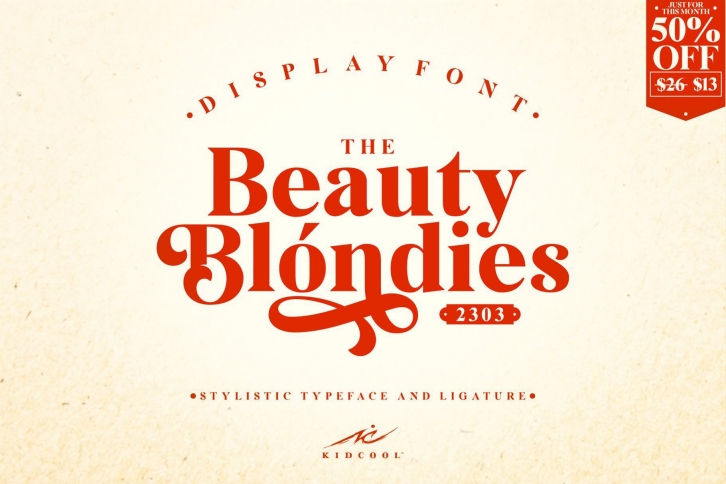 The Beauty Blondies Font Download