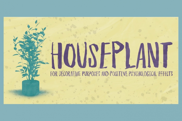 Houseplant Font Download