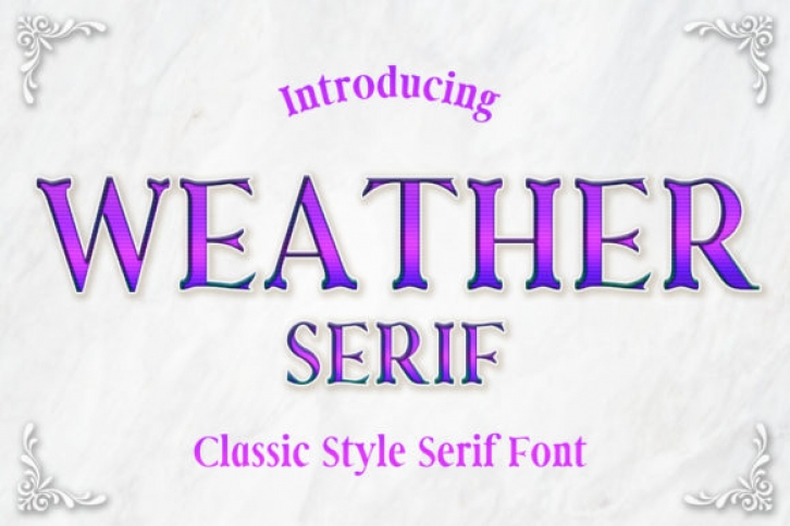 Weather Font Download