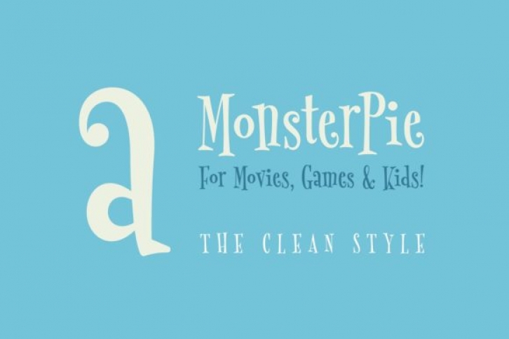 Monster Pie Clean Font Download