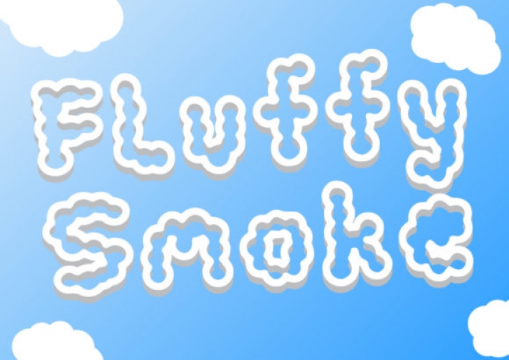 Fluffy Smoke Font Download