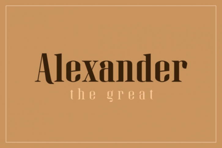 Alexander Font Download