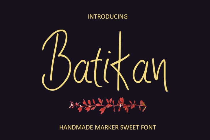 Batikan Font Download