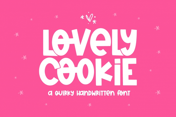 Lovely Cookie - A Fun Handwritten Font Font Download