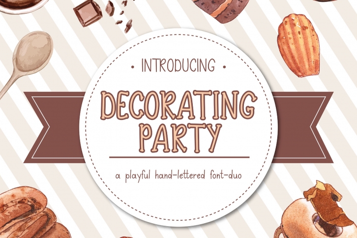 Decorating Party Font Download