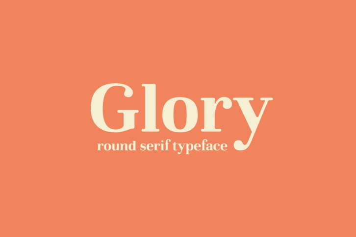Glory - Round Serif font Font Download