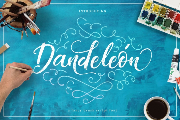 Dandeleu00f3n font + SWASHES Font Download