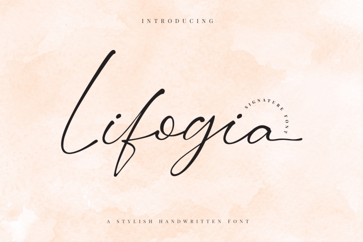 Lifogia Script Font Font Download
