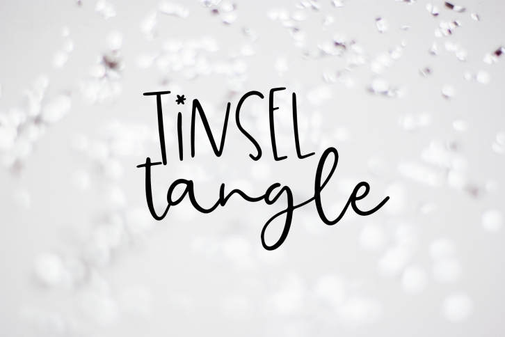 Tinsel Tangle Font Download