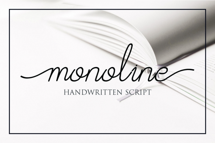 Afrida monoline script font Font Download