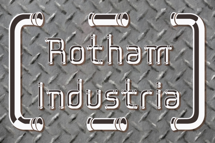 Rotham Industria Font Download