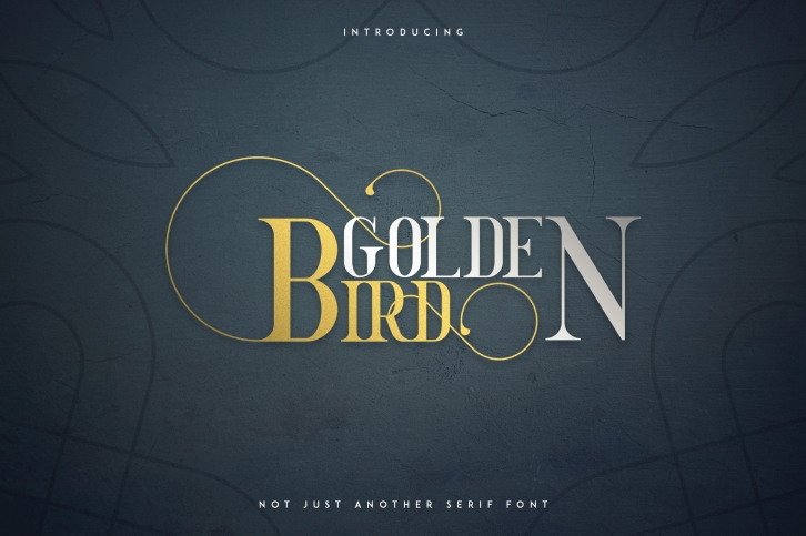 Golden Bird Serif font Cool Extras Font Download