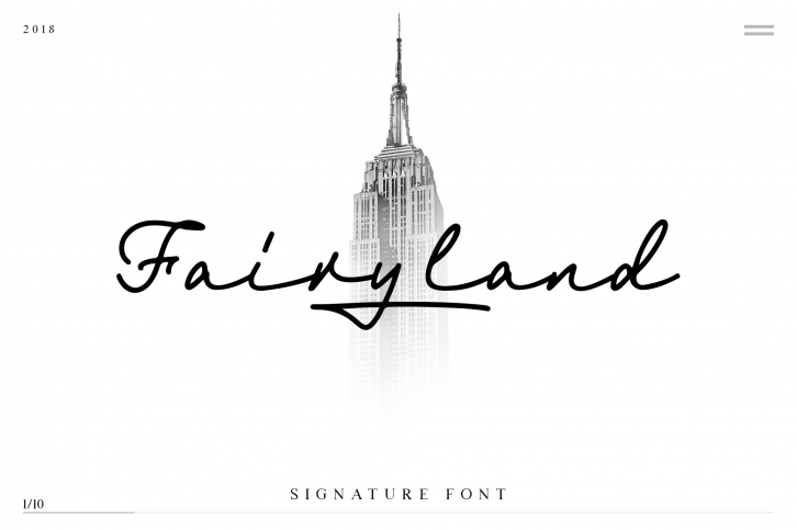 Fairyland - Classy Signature Font Font Download