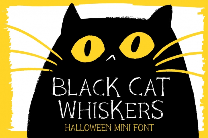 Black Cat Whiskers - Mini Serif Font Font Download